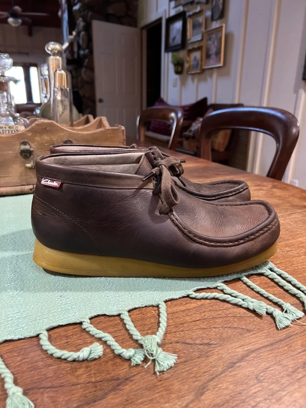 Clarks Leather Wallabees